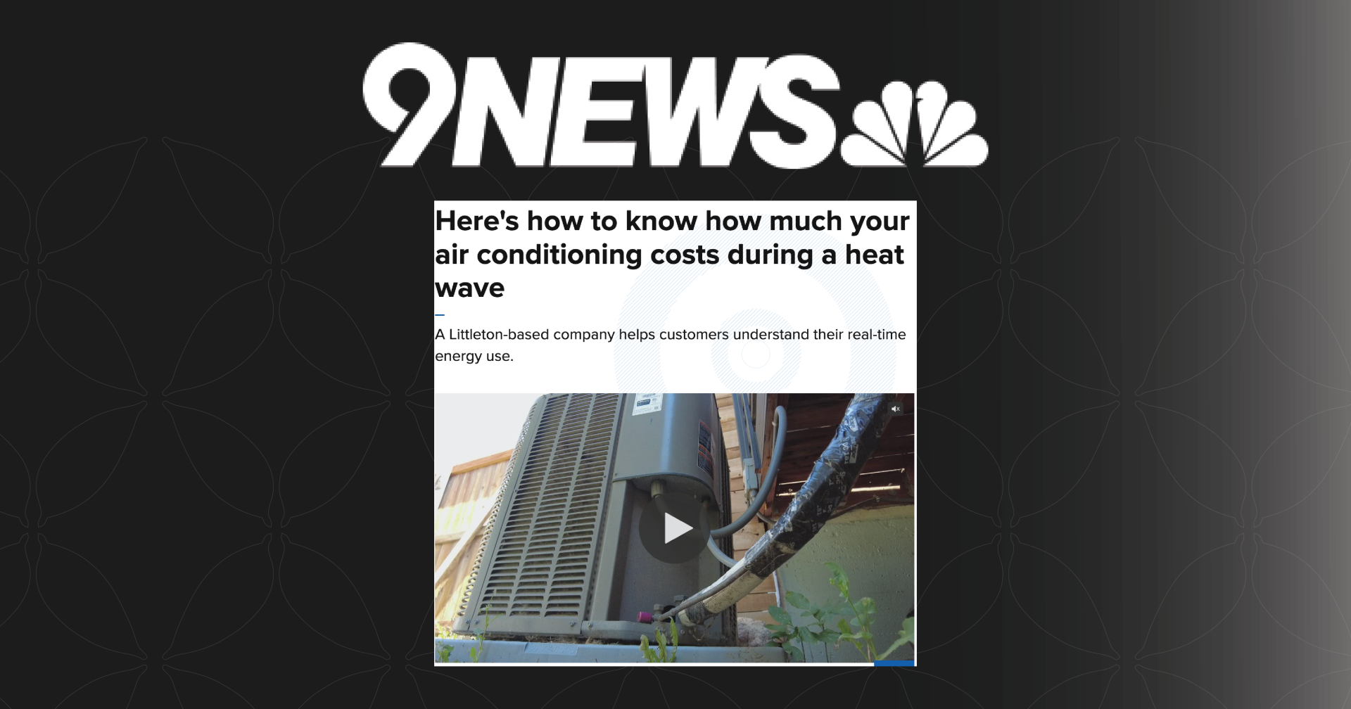 Emporia Energy Featured on Channel 9 News: Real-Time Air Conditioning Cost Management